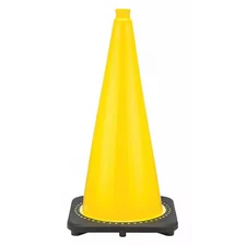 Traffic Cone, Pvc, Non-Reflective, 28 In Height, 7 Lb, Yellow, Rs70032c-Yellow