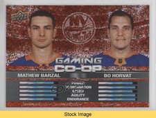 2024 Upper Deck Series 1 Gaming Co-Op Speckle Mathew Barzal Bo Horvat READ 1e7g