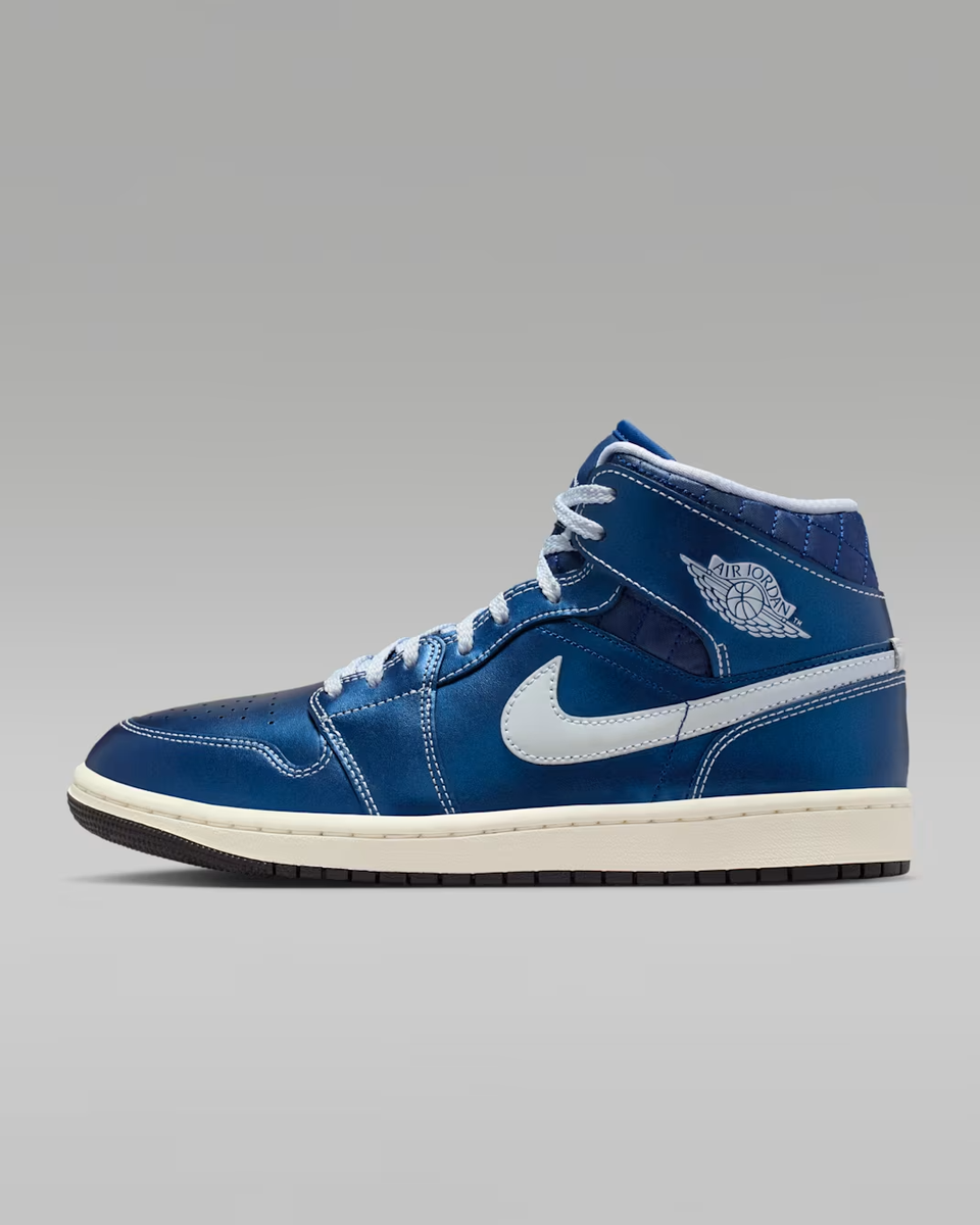 Air Jordan 1 Mid SE Black Coconut Milk Hot Lava Ghost Women's
