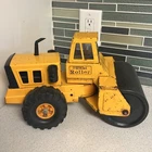 Vintage 70s Tonka Mighty Roller Pressed Steel Toy Vehicle Rare Steam Roller