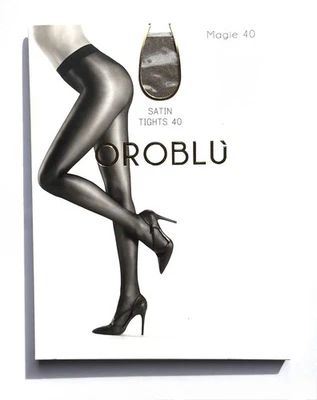 Oroblu Magie 40 Satin Tights 40 Den Size S Small Color Military (khaki green) - Bild 1 von 4