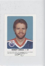 1984-85 Red Rooster Edmonton Oilers Grocery Store Issue Randy Gregg 0a4