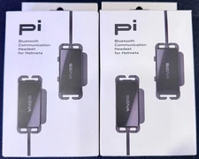 2 Sena Pi Universal Bluetooth Intercom Headsets Fit Most Cycling and Multi-Sport