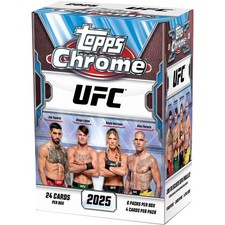 2025 Chrome UFC Trading Cards - Factory Sealed Value Box - Collectible Sports Ca