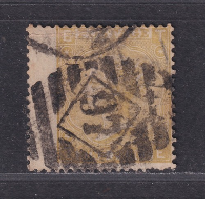 #ad #ad Great Britain SG 111 Scott 52 1867 9d Straw Victoria Spray of Rose Wing CV £300 $16.00