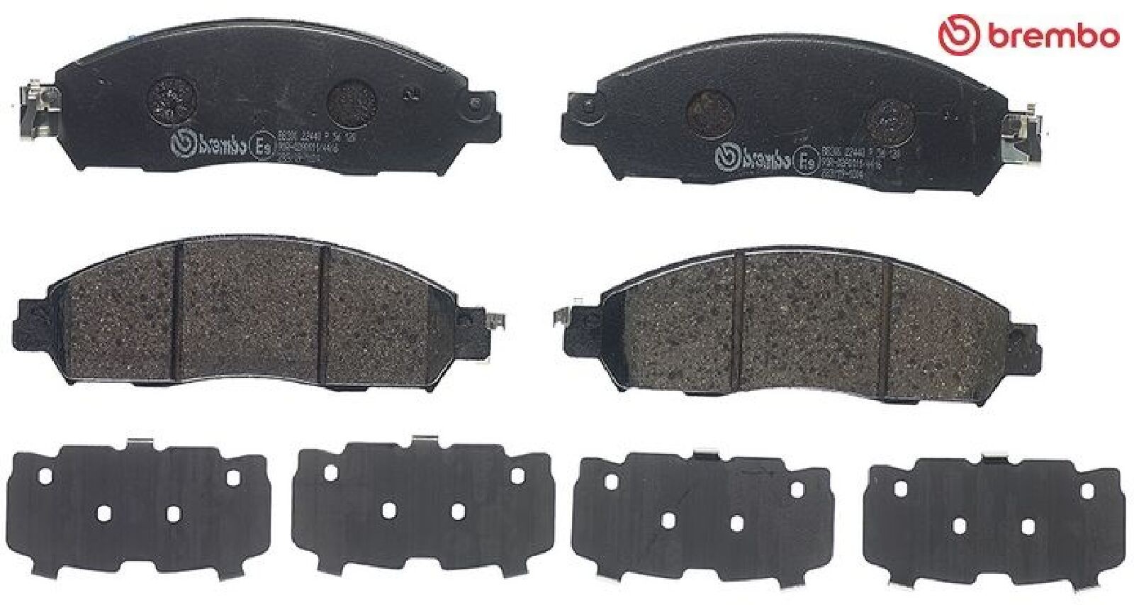 BREMBO P 56 120 Bremsbeläge Vorne für Landy Serena Leaf NV200 Navara - Bild 3
