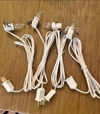 4 pack - E12 C7 Blowmold Light Cord W/ Bulb (simular To empire & General foam) 