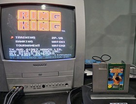 Ring King Boxing  (Nintendo NES) Cartridge & Manual