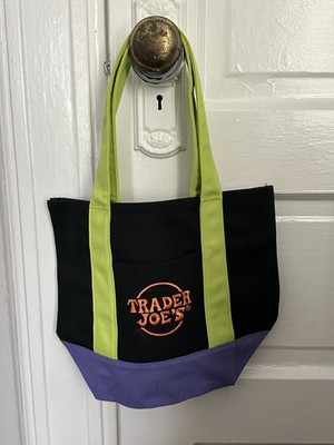 Trader Joe's Mini Canvas Trick-or-Treat Tote Bag. Halloween 2025 Limited Edition