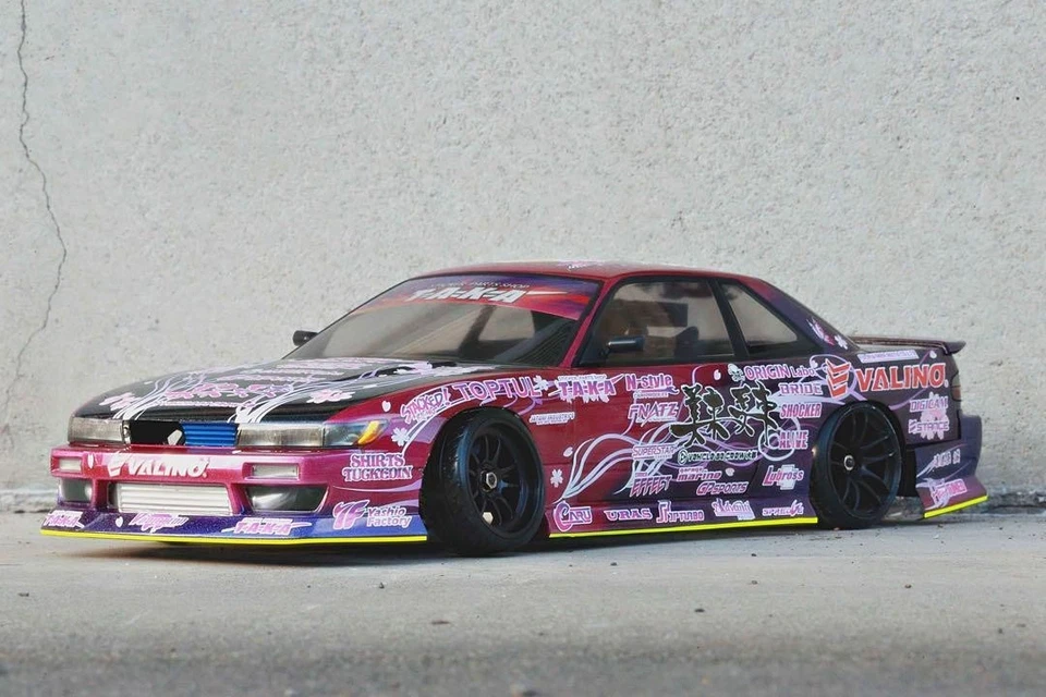 ABC Hobby 1/10 RC Car Painted Body Nissan S13 Silvia & Addiction BN sports aero - Image 3 of 4