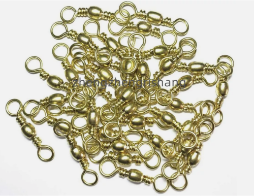 High Strength Gold Barrel Swivels Connectors for Fishing (40LB to 300LB) Select - Picture 7 of 44