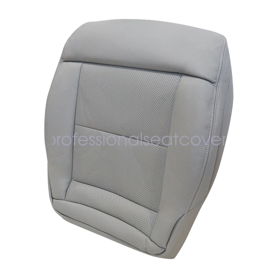 2010-2014 For Mercedes Benz E350 E550 Driver & Passenger Bottom seat cover Gray - Image 2 of 4