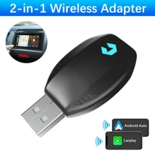 Wireless CarPlay USB Adapter Plug&Play For Apple iPhone Wireless Carplay Dongle^
