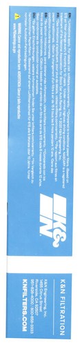 Filtro de aire de cabina K&N no tejido sintético lavable duradero para Chevrolet VF2006 - Imagen 8 de 12