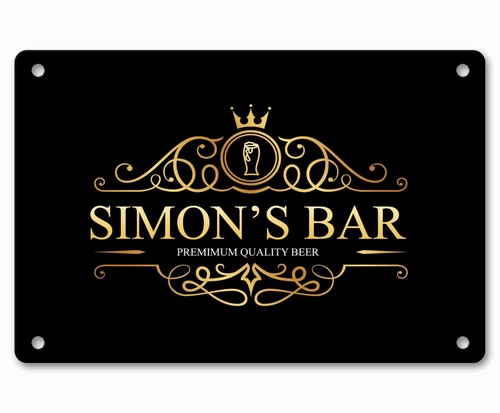Personalised Bar Sign Garden Plaque Any Name Gift Bar Pub Backyard Bar Sign 122 - Picture 4 of 4