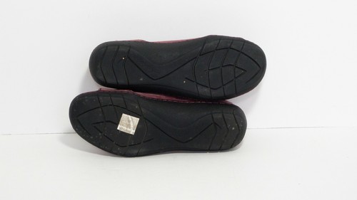 SKECHERS Relaxed Fit Washington Walla Walla Ballet Style Shoe Burgundy Red W7.5 - Foto 7 di 7