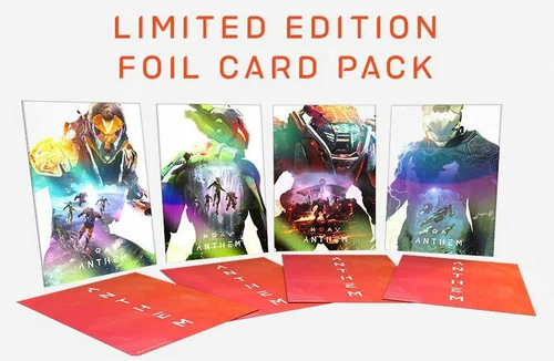 Set of 4 Anthem PS4 / Xbox One Art Cards / Postcards 6" x 4" - New & Sealed