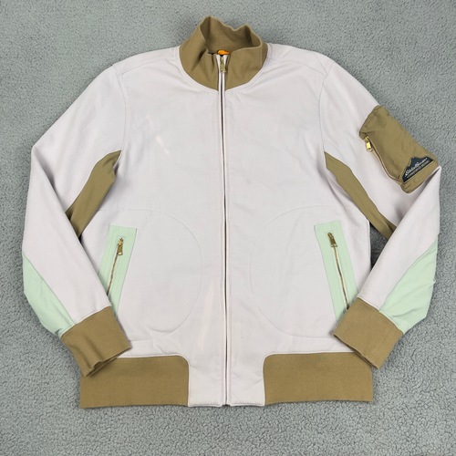 Giacca da campeggio Eddie Bauer x Christopher Bevins donna M viola fodera grafica *Leggi