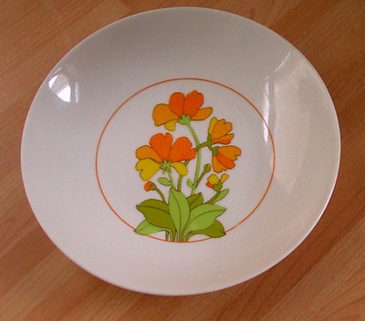 Thomas (Germany) 'ORANGENBLUME' MÜSLISCHALE, Retro Shabby Chic Vintage
