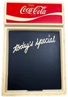 Vintage Coca-Cola Plastic Advertising Chalkboard 16 X 24 Restaurant