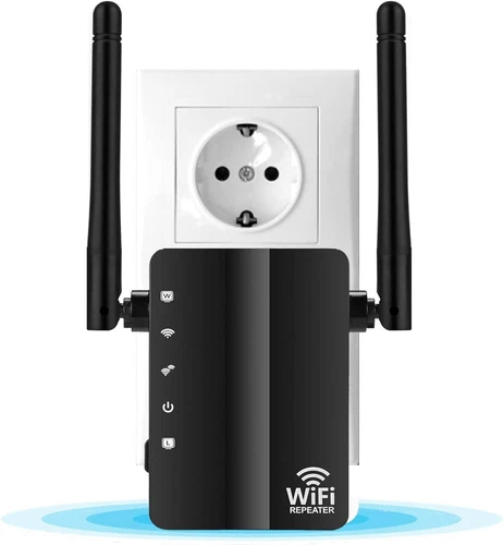WLAN Verstärker mit LAN 300Mbit/s WiFi Extender Booster Repeater Internet B346