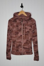 Lululemon Hooded Define Jacket Nulu Women's Size 6 Camo Roasted Brown