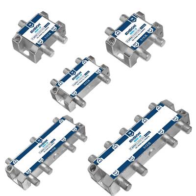 SAT- Verteiler Splitter Switch SDC Edision DVB-S2, DVB-T2, DVB-C, DC Durchgang