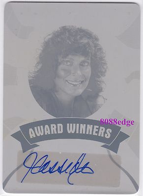 2012 POP CENTURY PRINT PLATE AUTO: JOANNA CASSIDY #1/1 AUTOGRAPH