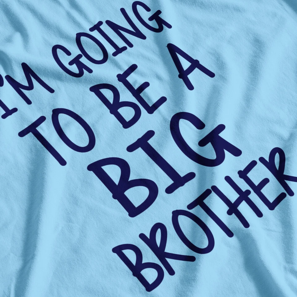 I'm Going To Be A Big Brother Kid's Printed Pregnancy Announcement T-Shirt - Image 2 of 4