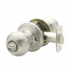 Copper Creek BK2030SS Privacy Ball Knob, Satin Stainless