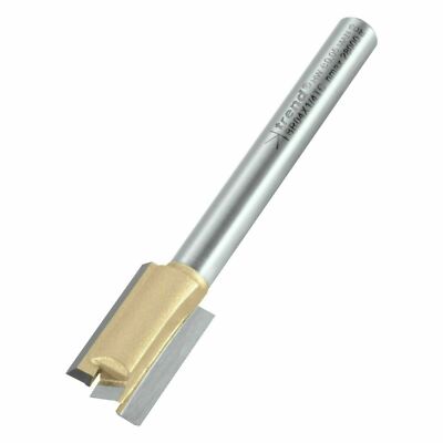 BR04X1/4TC Fräser Zweiflöten Scharnier Aussparung 12 mm Durchmesser x 19 mm Trendschnitt