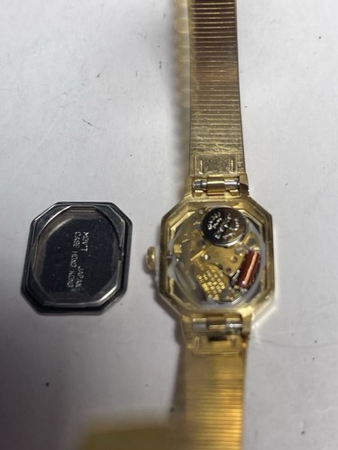 Orologio Citizen Donna Al Quarzo Tono Oro con Catena di Sicurezza NUOVO Batteria; Movimento Giappone - Foto 9 di 9