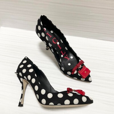 ドルチェ＆ガッバーナ ハイヒール　ドット ドルチェ&ガッバーナレディース パンプス