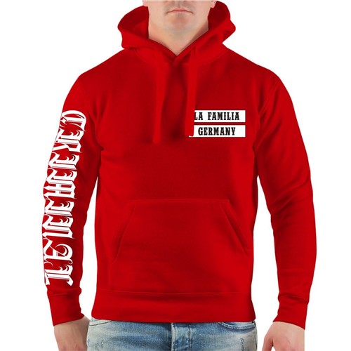 Sudadera con capucha para hombre La Familia WORLDWIDE Hoodie Loca Patch Support criminal - Imagen 13 de 25
