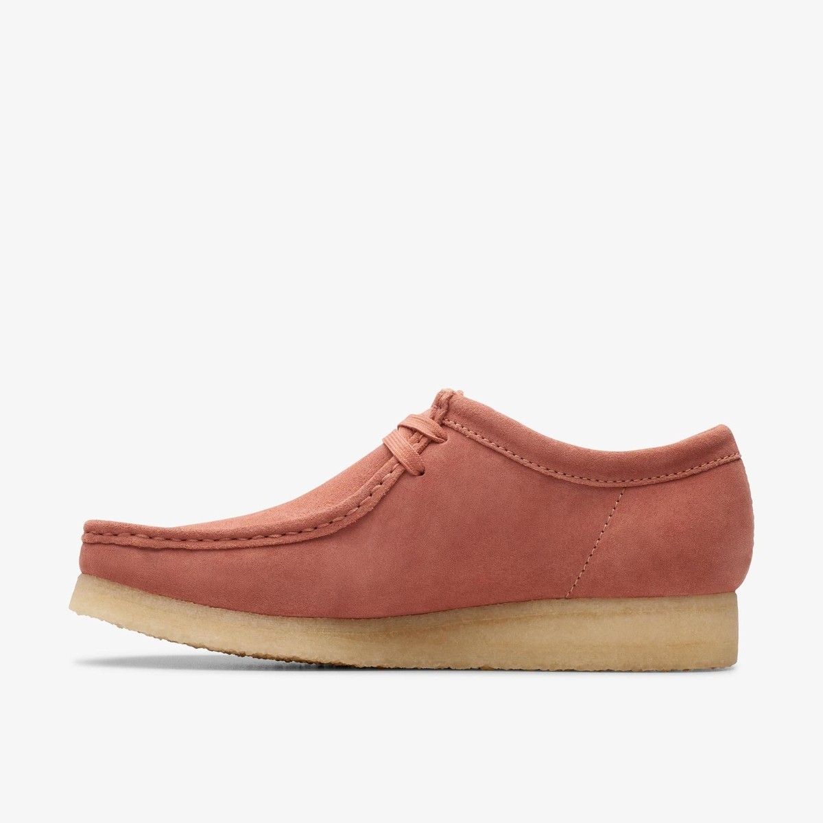 26176547] Mens CLARKS WALLABEE - TERRACOTTA SDE | eBay