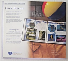 Creative Memories 3 Circle Patterns and Sizing Template Custom Cutting System