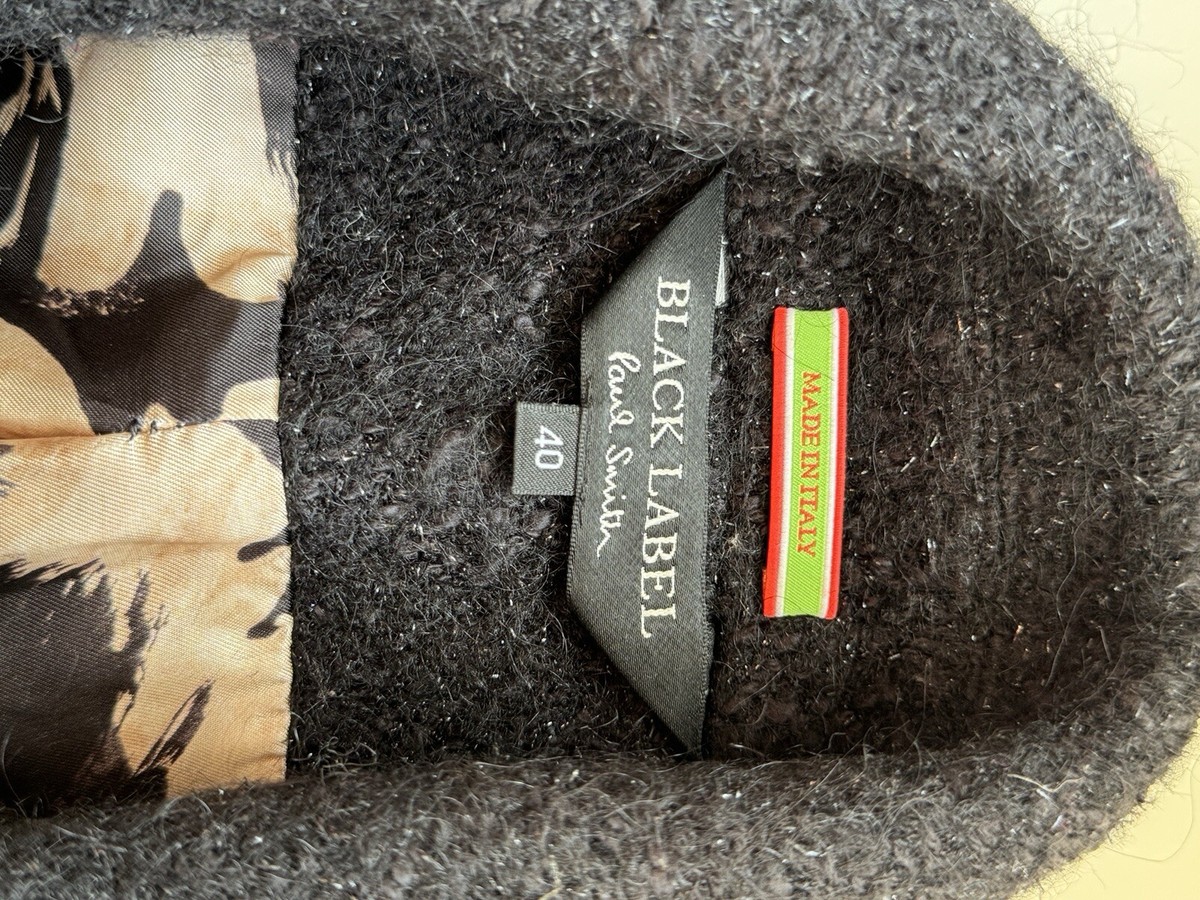 Paul Smith Black Label Coat Mohair, Alpaca, Virgin Wool View 6