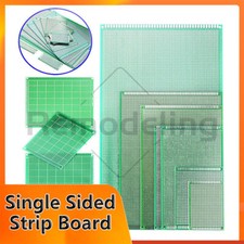 Single Sided Strip Board Printed Circuit Breadboard PCB Prototyping Stripboard