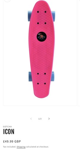 Gotcha Icon PINK Penny Skateboard 22' UVP £49,99 *andere Farben verfügbar* - Bild 2 von 6