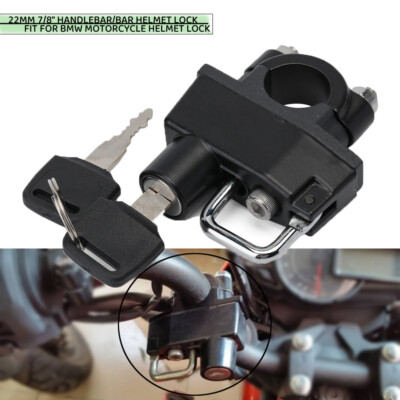 Fit for BMW G650GS R1200R Motorcyle Anti-theft helmet lock 22mm
