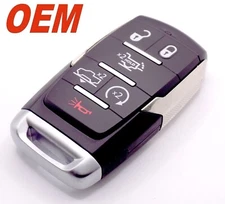 NEW OEM 2019-2024 RAM 1500 LONGHORN 6 BUTTON REMOTE KEY FOB OHT-4882056 68584157