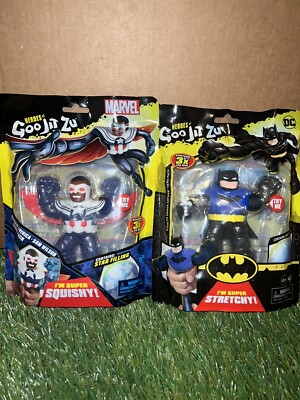DC Hero Pack Stealth Armor Batman Heroes of Goo Jit Zu 4.5 and héroe of goo jit