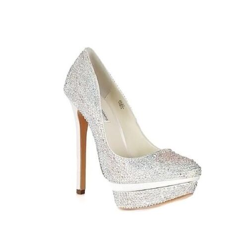 Benjamin Adams Crystal Encrusted High Heels, Size 4UK / 37EU, Brand New In A Box - Picture 2 of 4