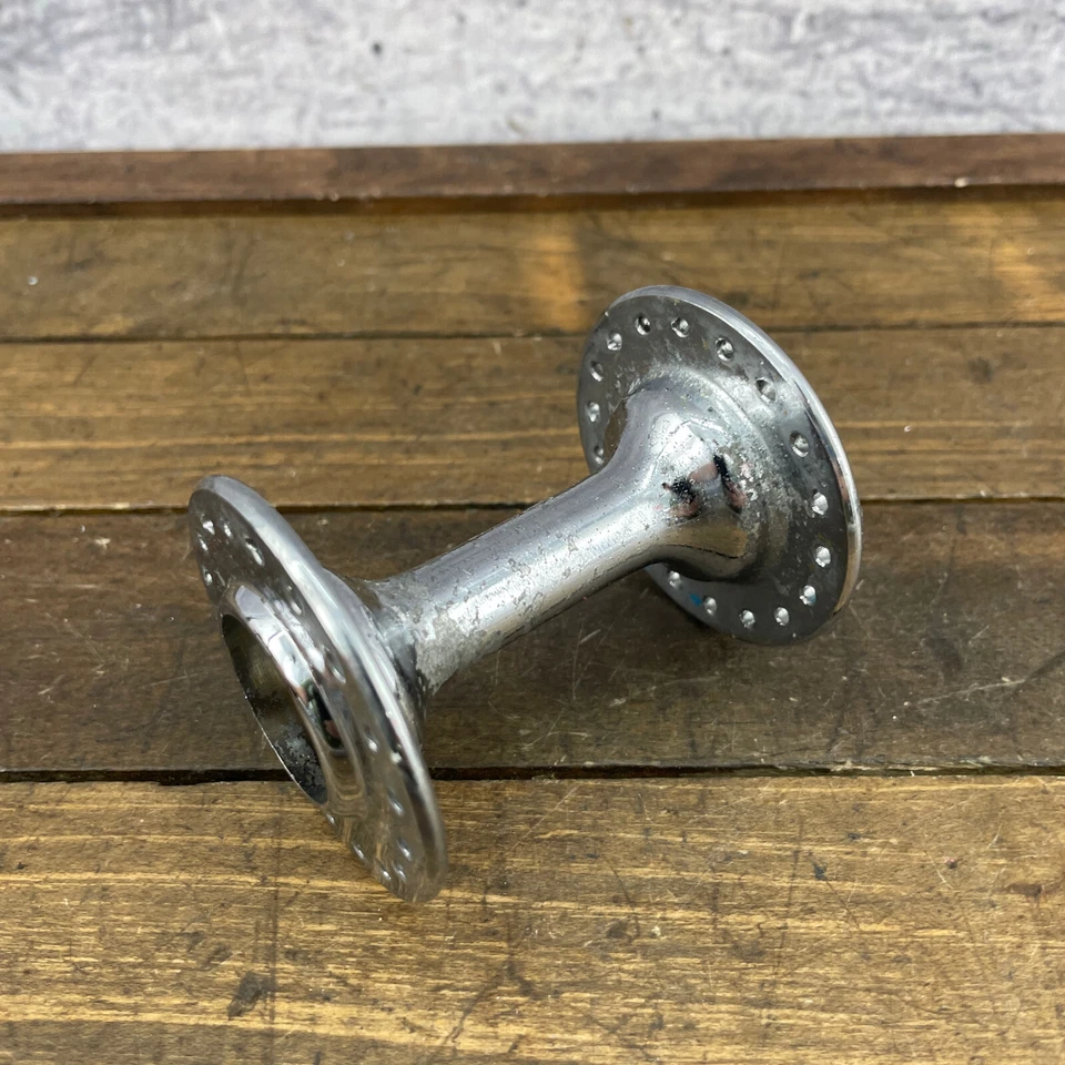 Buje delantero Sunshine Gyromaster vintage carcasa 36 orificios 36h 82 giroscopio maestro cromado Foto 4 de 4