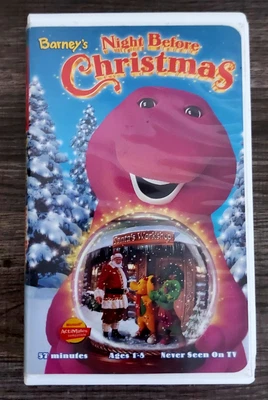 Lot Of 4 Vintage Barney Clamshell VHS Tapes | Grelly USA