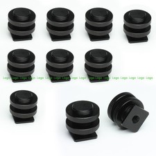 10 Cold Hot Shoe Adapter 5/8" 1/4" Screw fr Camera XLR Microphone Mount Bracket