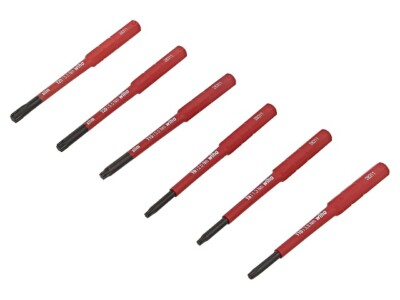 43153 screwdriver bits Qty: 6 1kVAC 75mm insulated WIHA