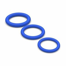 Silicone Cock Ring Kit 3 Pack FDA Cleared Male Enhancement Last Longer Stay Hard