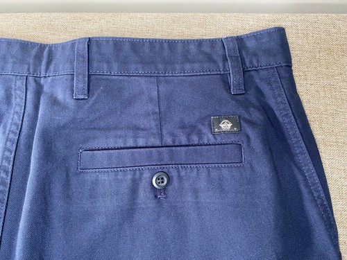 Dockers Pleated LOOSE FIT Chino Pants Men's 38 High Rise Blue Casual NWT - Picture 10 of 20