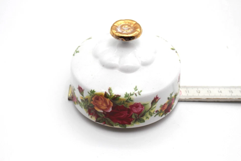 Deckel der Butterdose rund von Royal Albert Old Country Roses - Bild 2 von 2